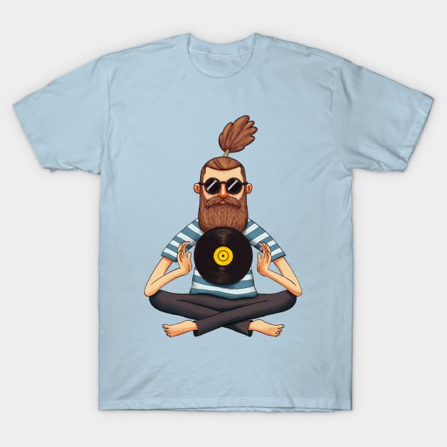 Vinyl Dude 01 T-Shirt by ChrisNygaard